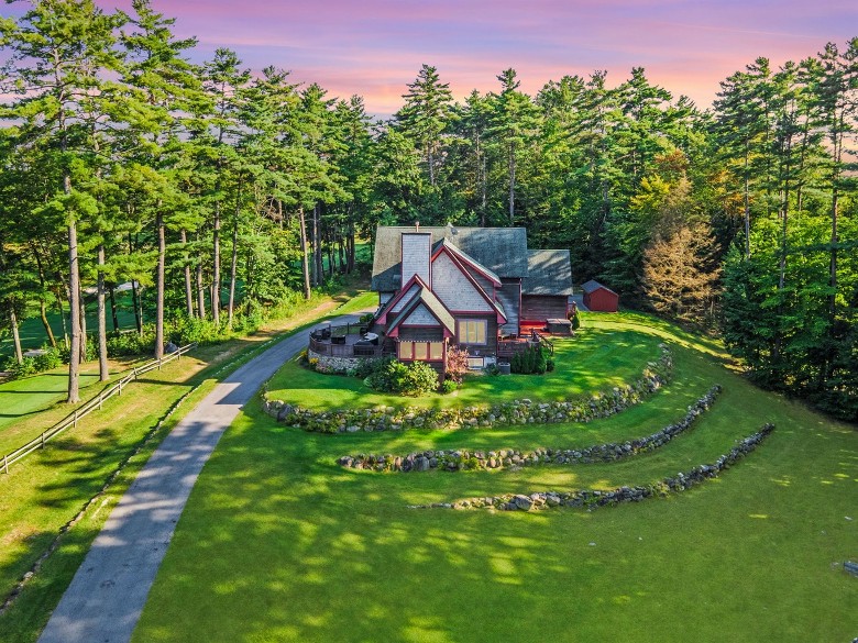 aerial view of Sagamore Golf House