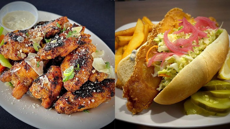 side by side food photos