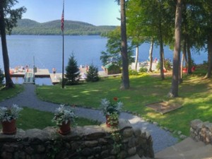 a path down to a boat dock