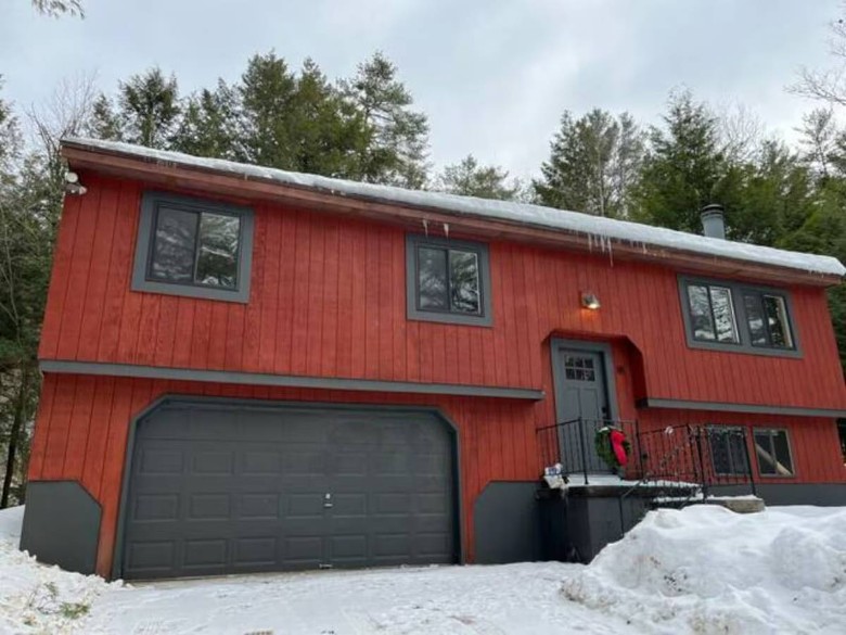 exterior of house in winter