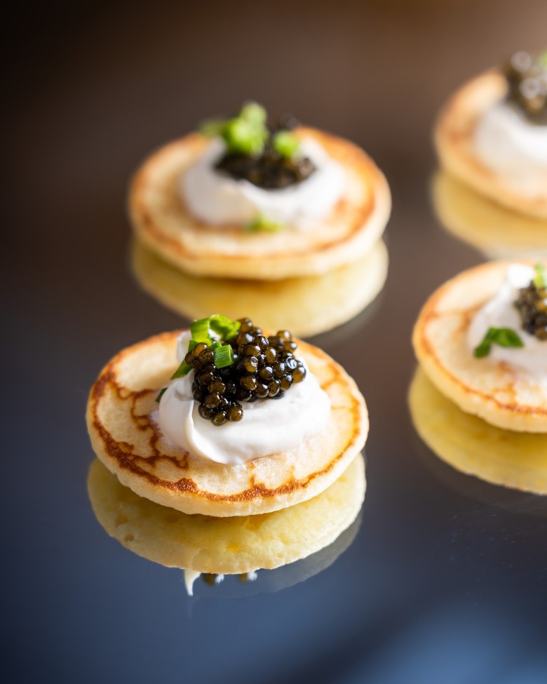 caviar snack