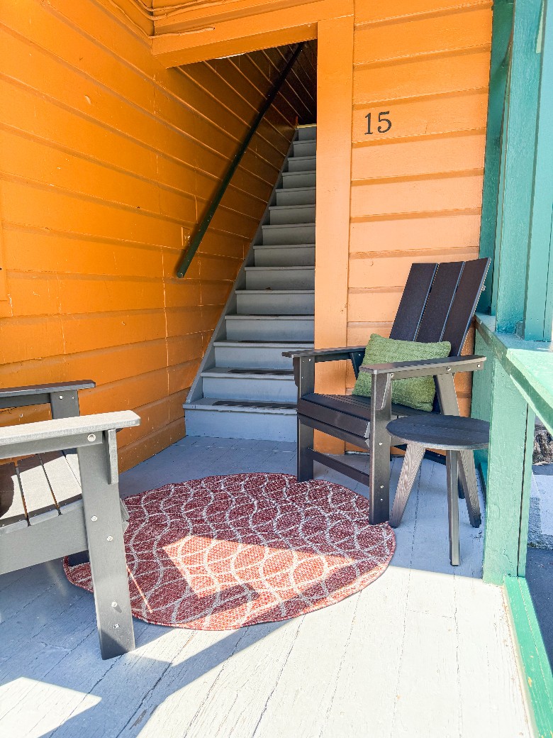 Step outside and enjoy the porch