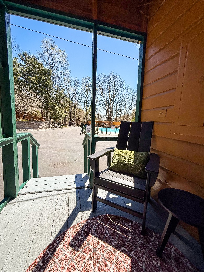 Step outside and enjoy the porch