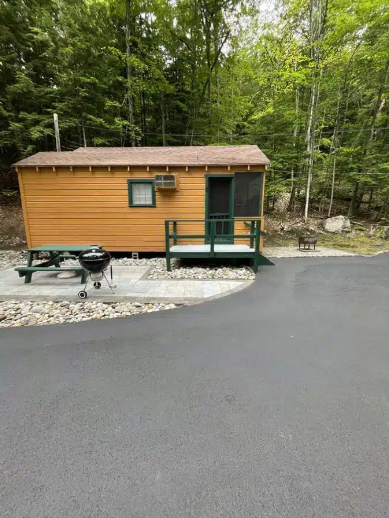 cabin with porch