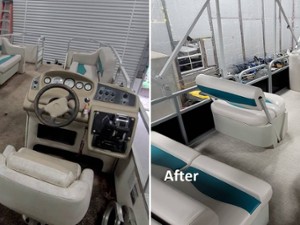 before and after pontoon restoration