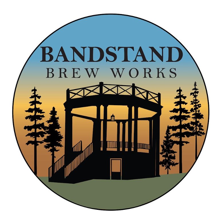 the logo for Bandstand Brew Works
