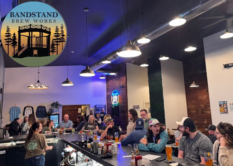 bar area at Bandstand Brew Works