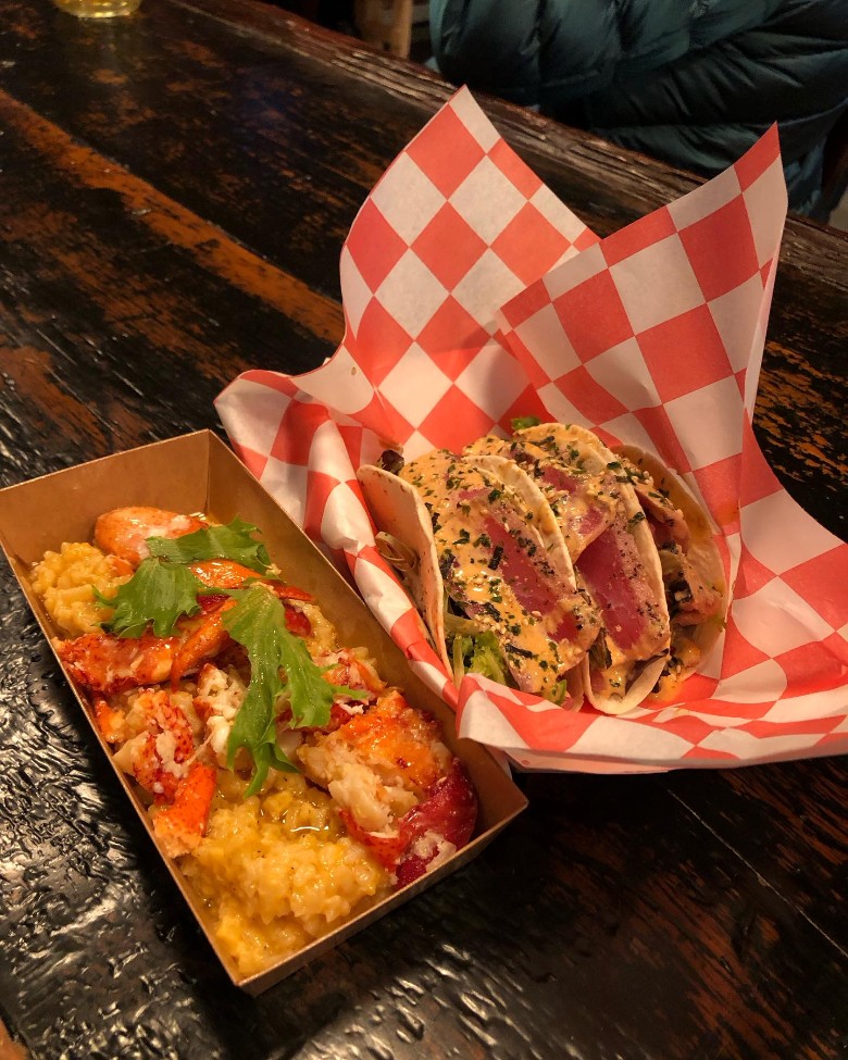 tacos and lobster mac