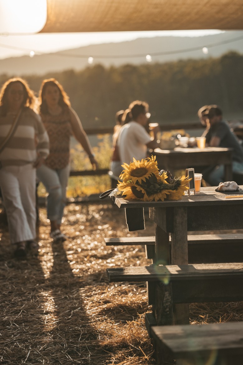 Golden hour hits different at Dancing Grain
