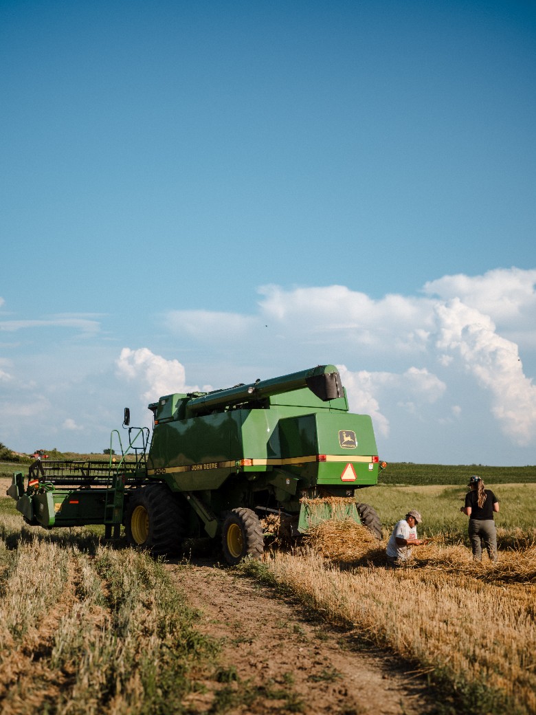 an on-farm brewery, growing the malt fo rour beers.