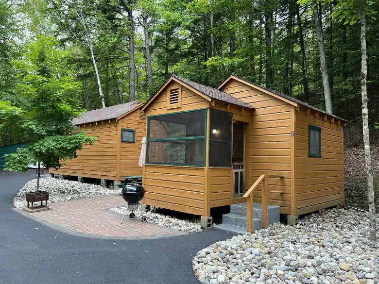 exterior of a cabin