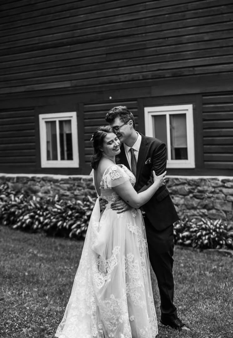 couple holding each other