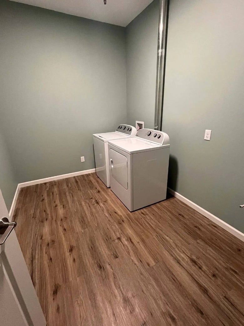 washer and dryer