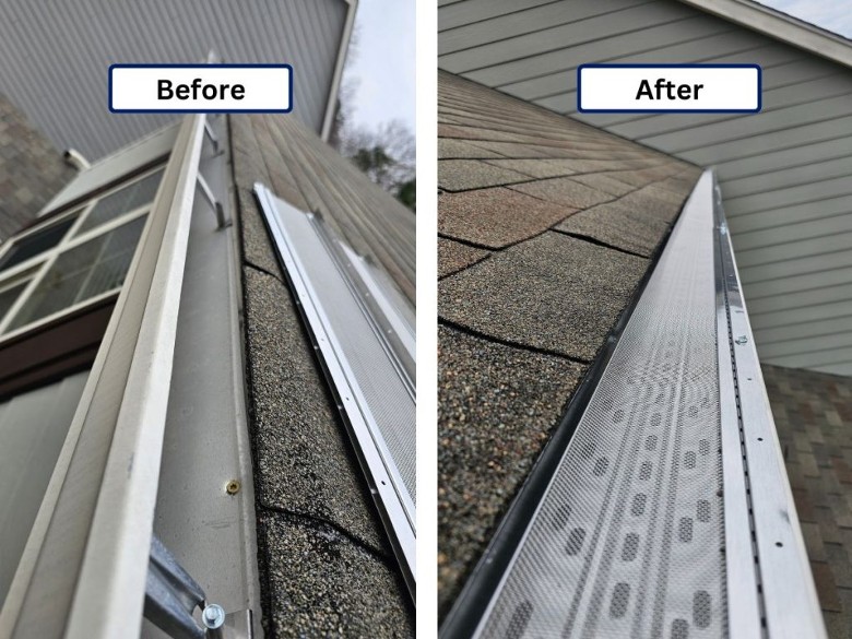 They're based in Mechanicville and serve Albany, Saratoga, Schenectady, and Rensselaer Counties. before and after gutters