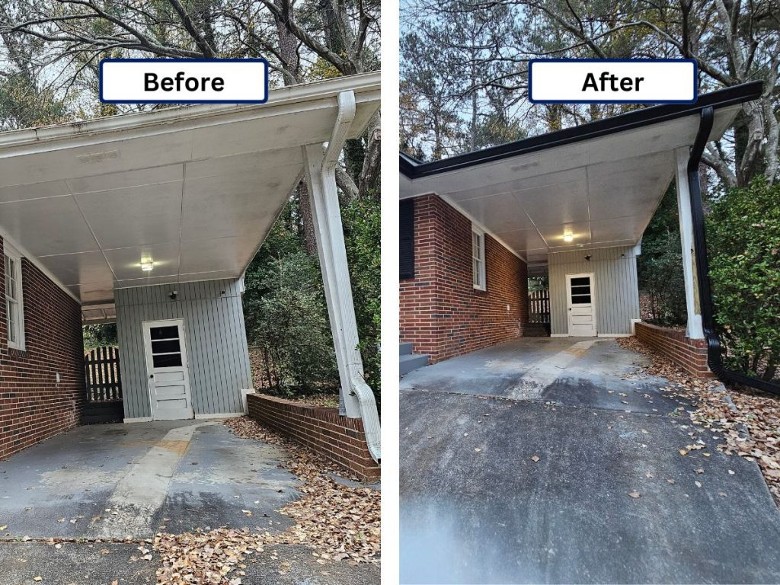 Without proper installation and maintenance, clogged or damaged gutters can lead to costly issues and repairs down the line. before and after gutters