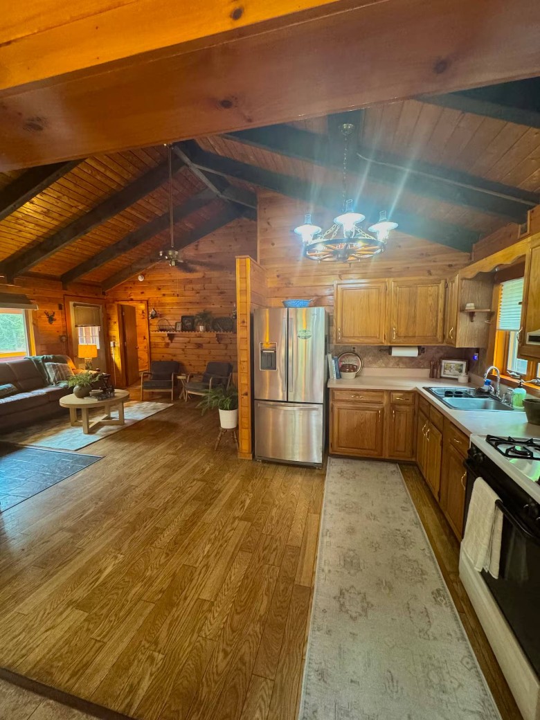 kitchen area of house