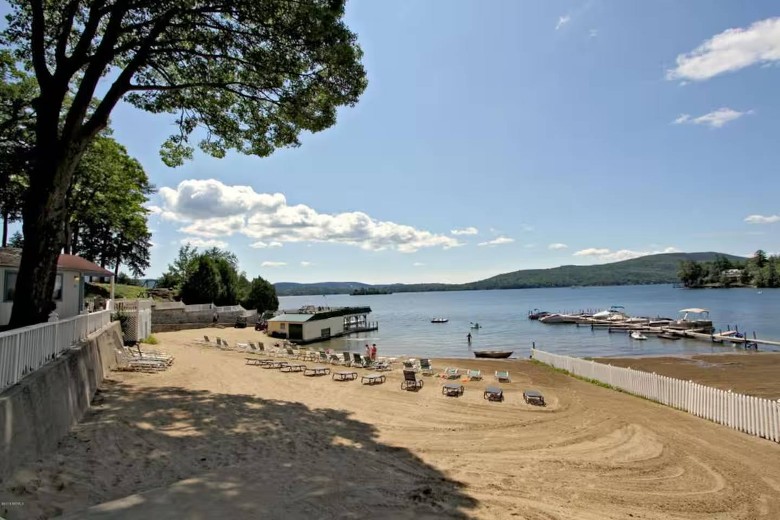 Guests have access to a private beach just a short walk from Pine Cone Lodge.