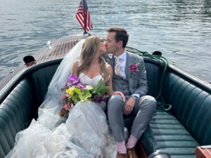 A beautiful summer wedding on Lake George