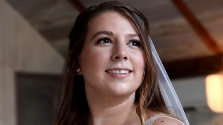 bride looking off to the side