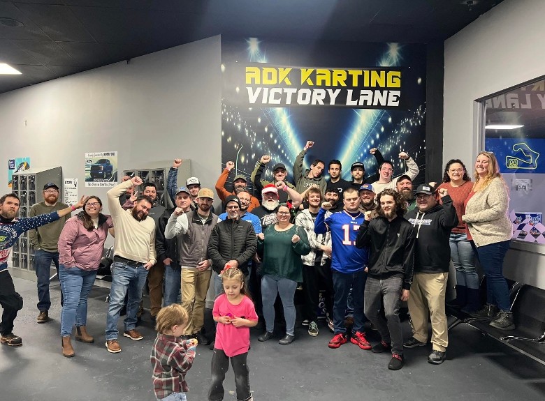 group of people posing together