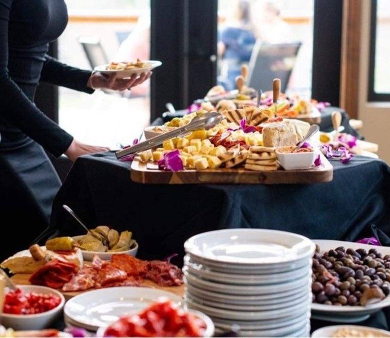 buffet tables