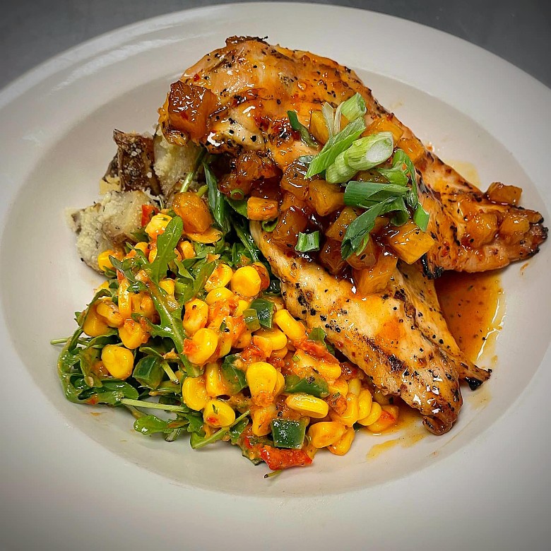 pork on corn