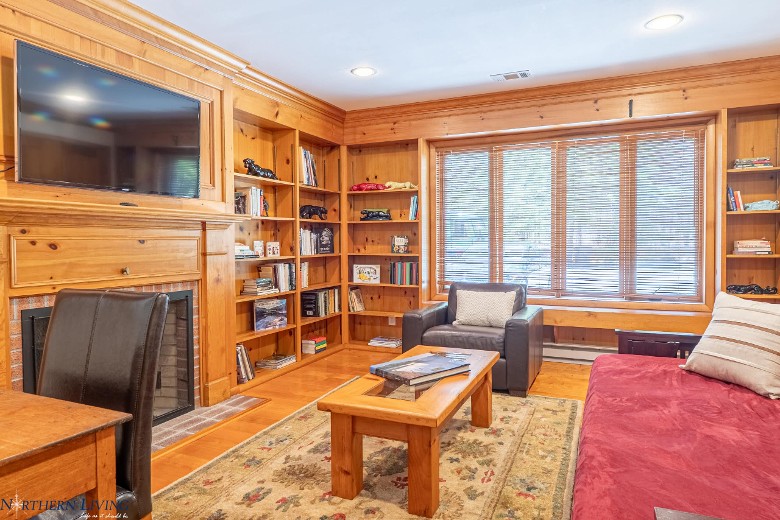 a study room in a house