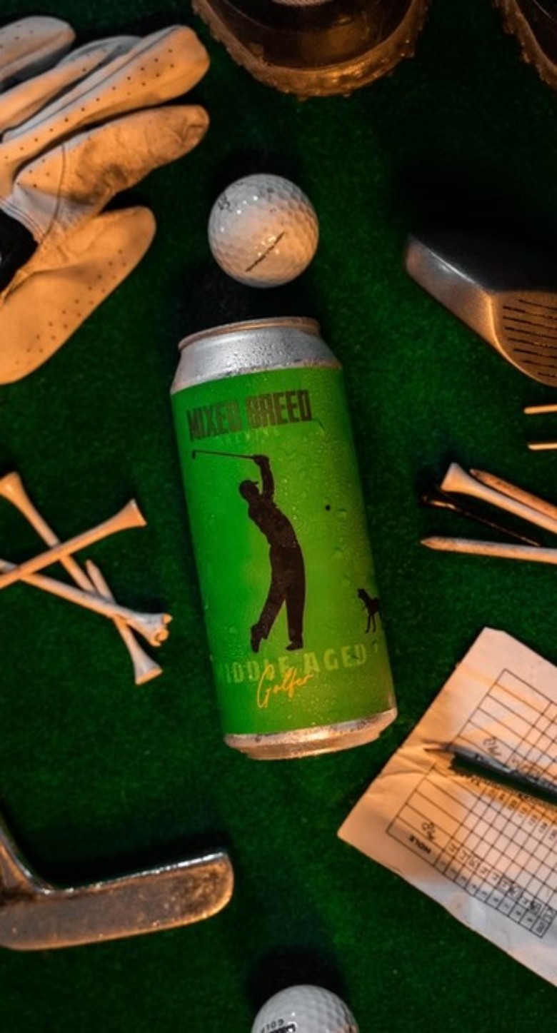 mixed breed brewing beer can