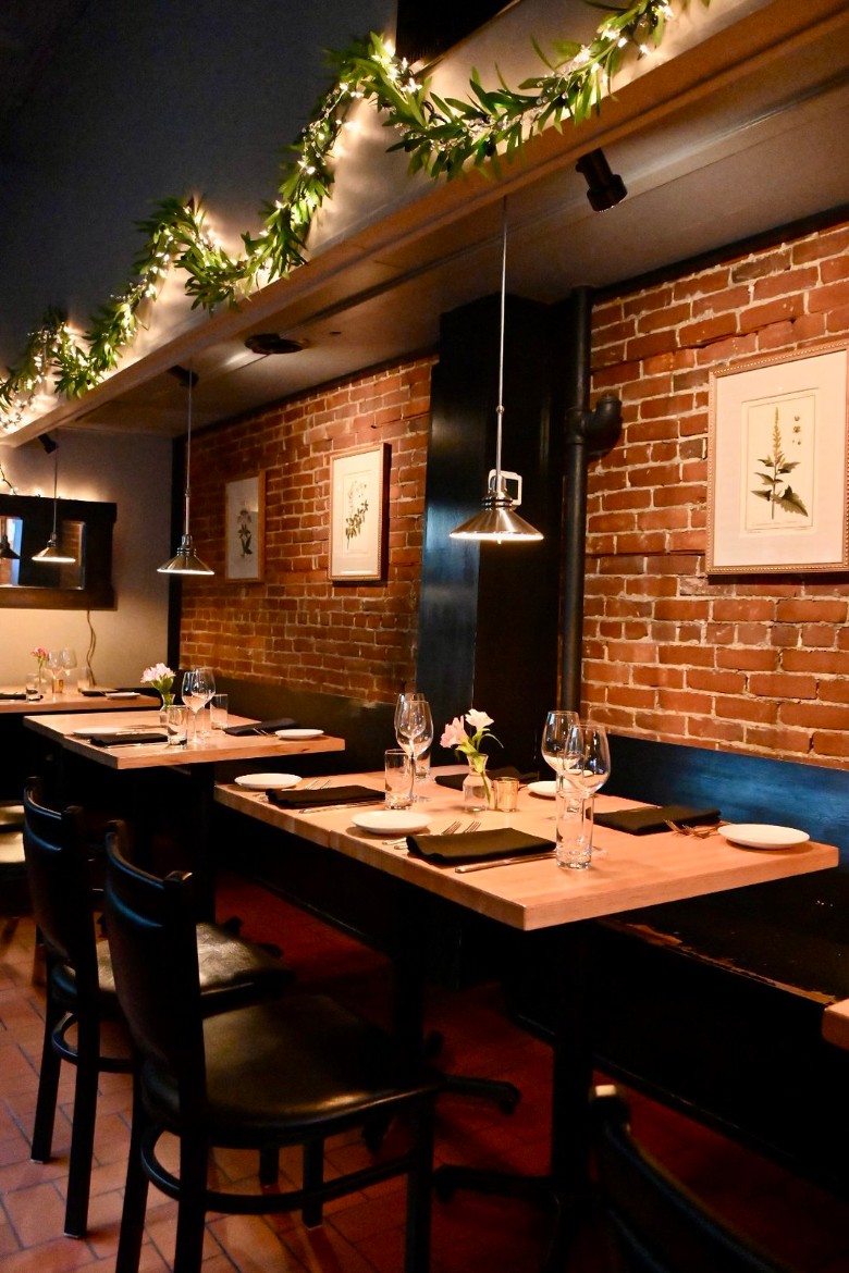 tables in dining room