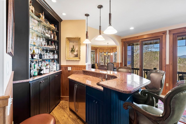 bar area