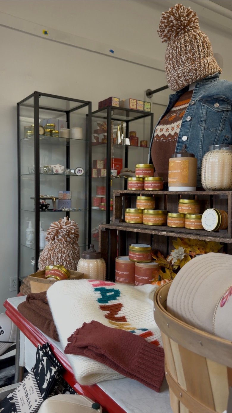 fall themed items in a store