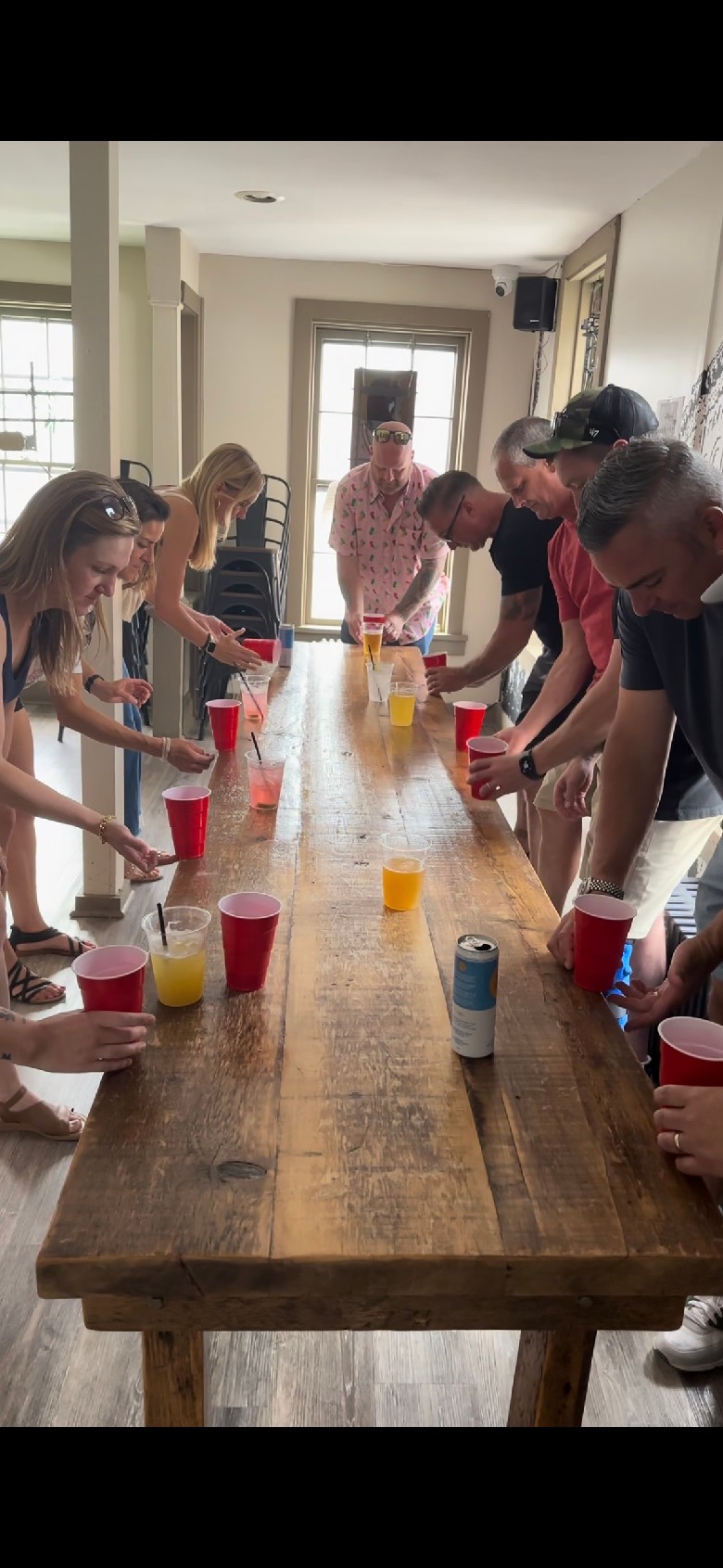 Games played at the bar