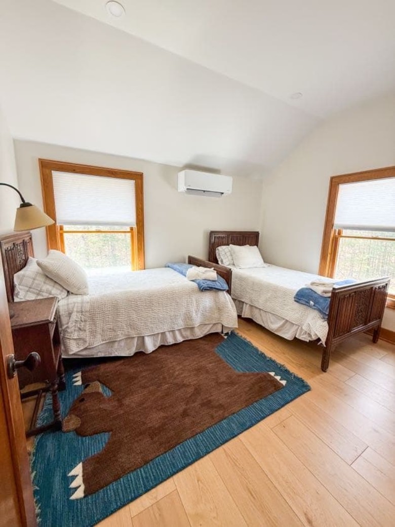 two beds in a bedroom