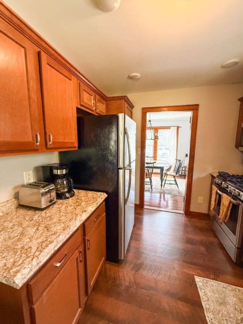 a kitchen in a house