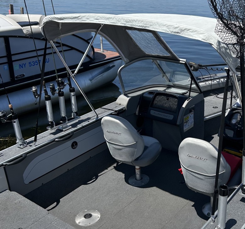 inside of a fishing boat