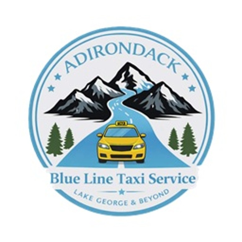 adirondack blue line taxi logo