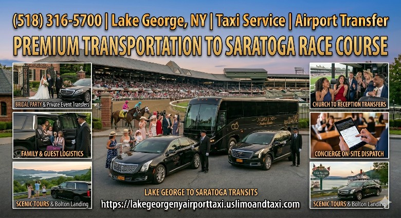 Taxi and Airport Transfer Service Promo Image for Saratoga Race Course