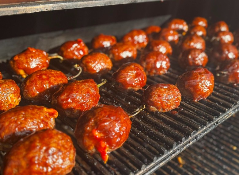 armadillo eggs on the grill