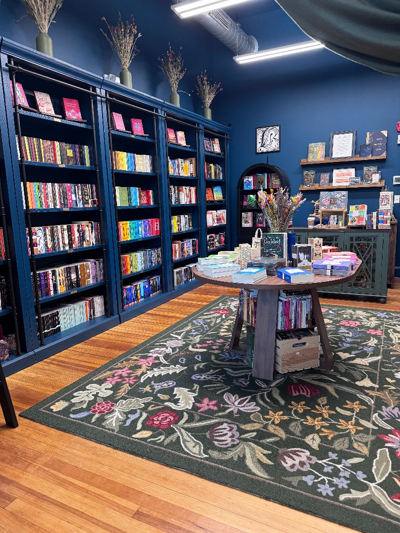 books in bookstore