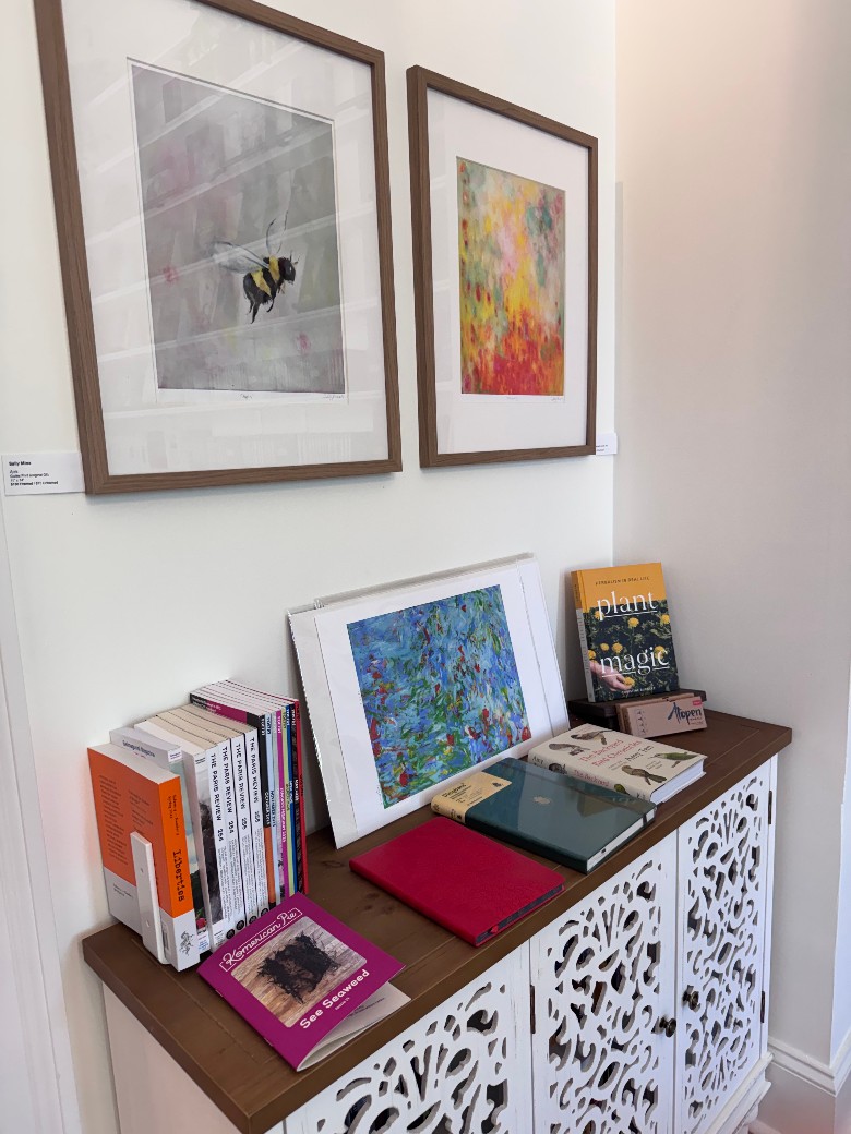 books on table