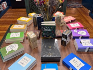 books on table