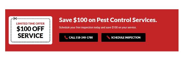 limited time offer $100 off service