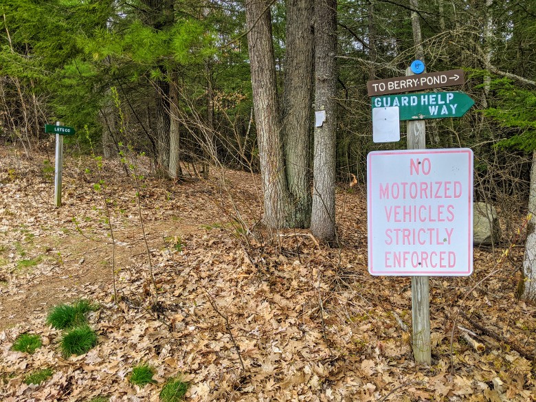 trail and trail sign