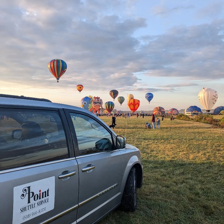 APoint Shuttle car at Balloon Festival