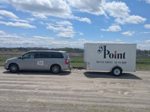 APoint Shuttle car and trailer