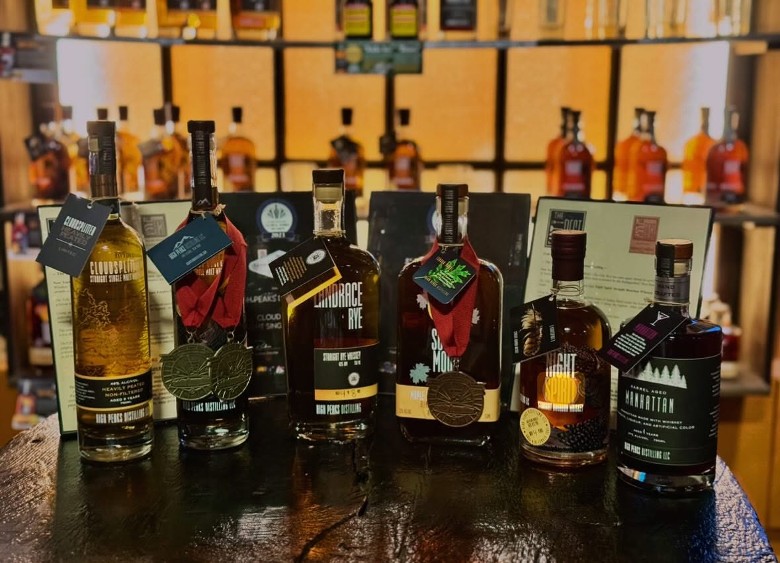 bottles of spirits