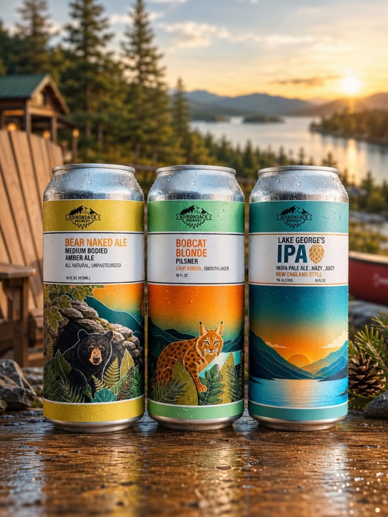three cans of beer