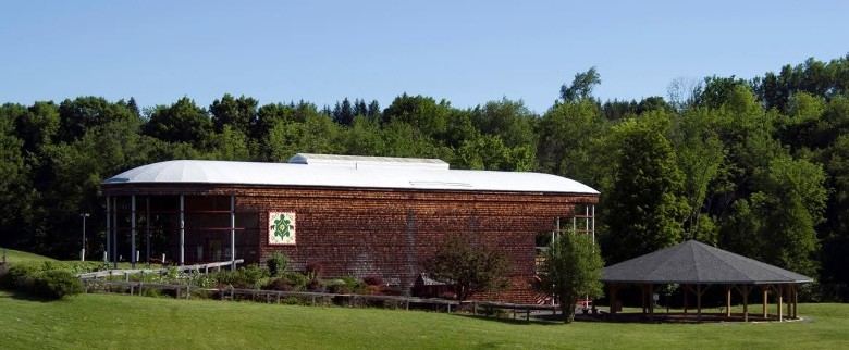 Iroquois Museum longhouse building