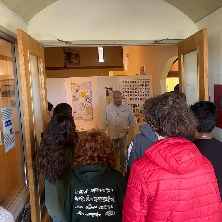 a guided tour at the Iroquois Museum