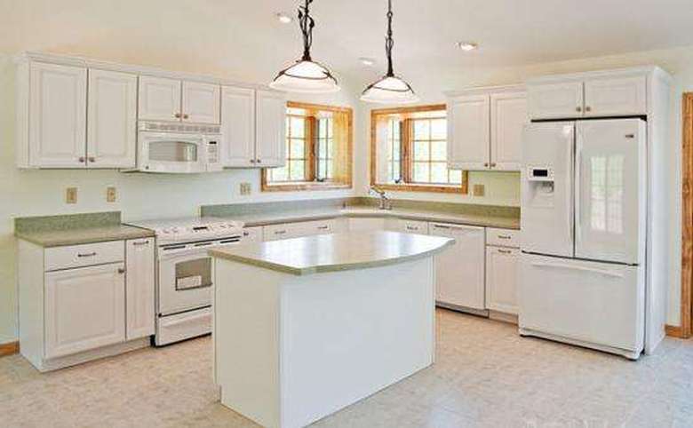 White and bright kitchen area